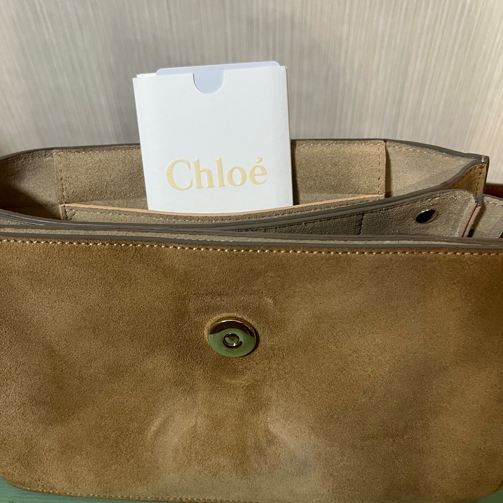 Chloe Faye Shoulder Bag Leather and Python - Picture 9 of 10